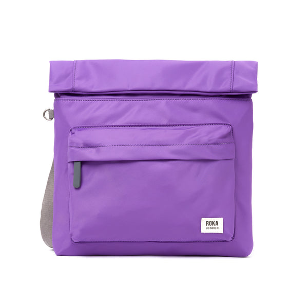 roka london Stratford L Crossbody in Fresh Purple