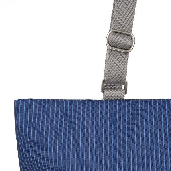 Roka London Trafalgar Tote In Dark Wash Denim