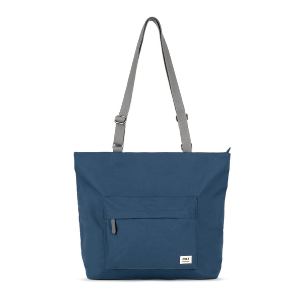 roka london Trafalgar Tote in Deep Blue