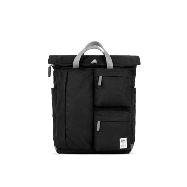 roka london Waterhouse Multipocket Backpack in Ash