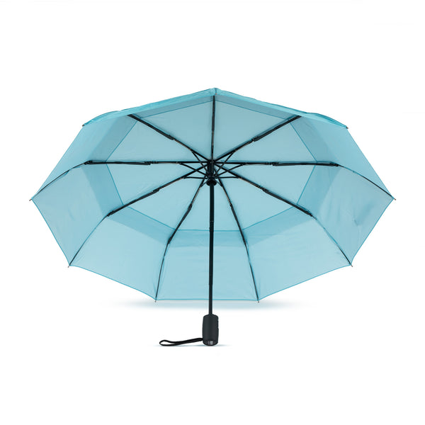 Roka London Waterloo Umbrella In Aquatic Awe
