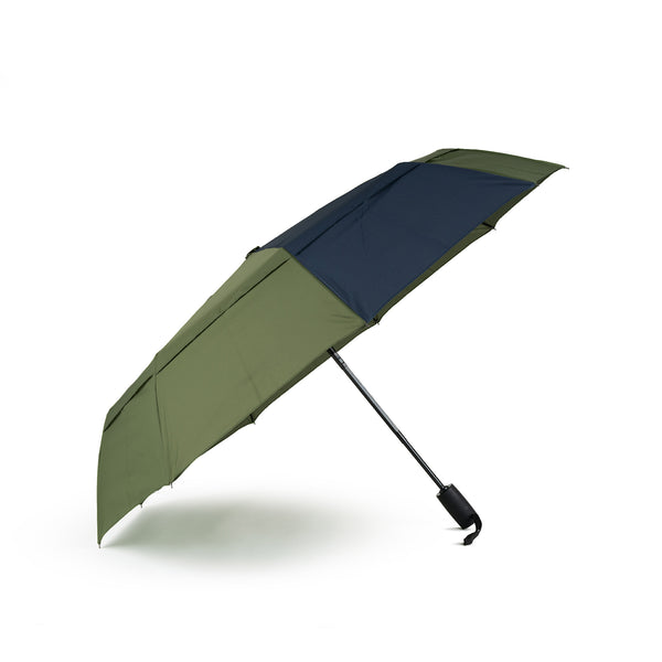 Roka London Waterloo Umbrella In Avocado/Midnight