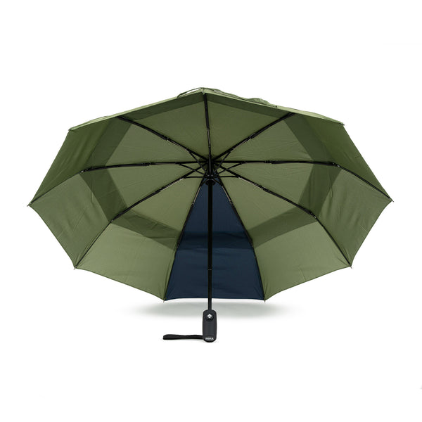 Roka London Waterloo Umbrella In Avocado/Midnight