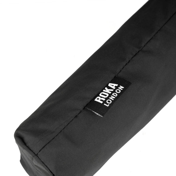 Roka London Waterloo Umbrella In Black/Teal