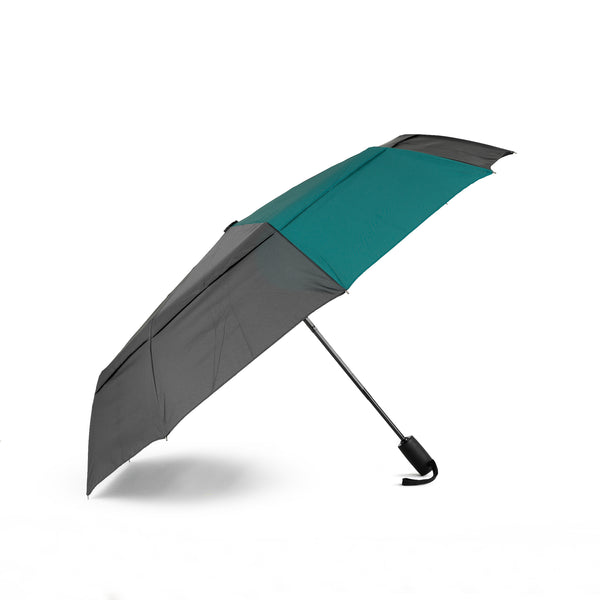 Roka London Waterloo Umbrella In Black/Teal