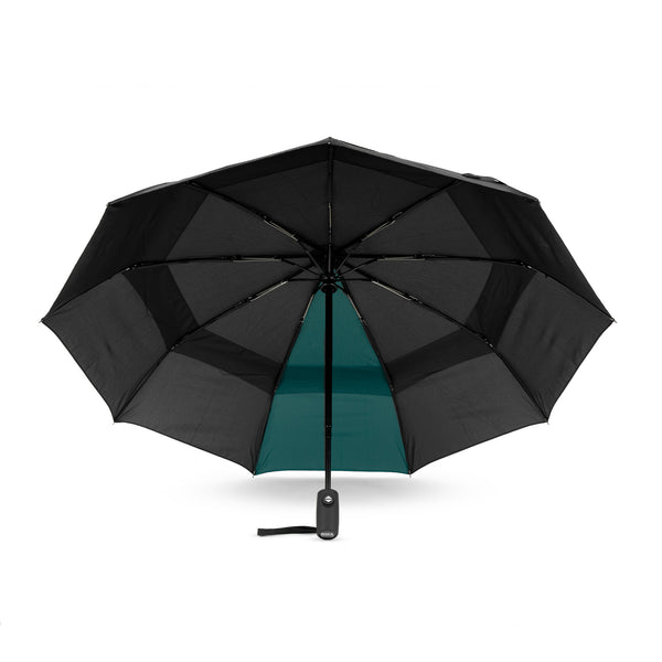 Roka London Waterloo Umbrella In Black/Teal