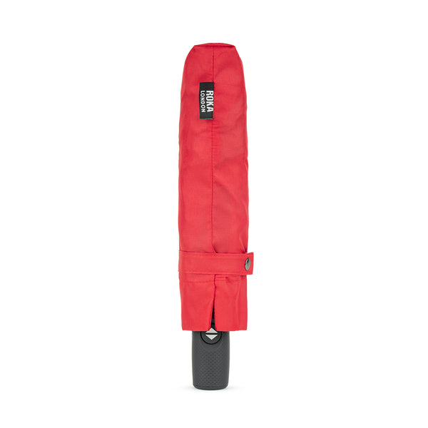 Roka London Waterloo Umbrella In Cranberry/Plum