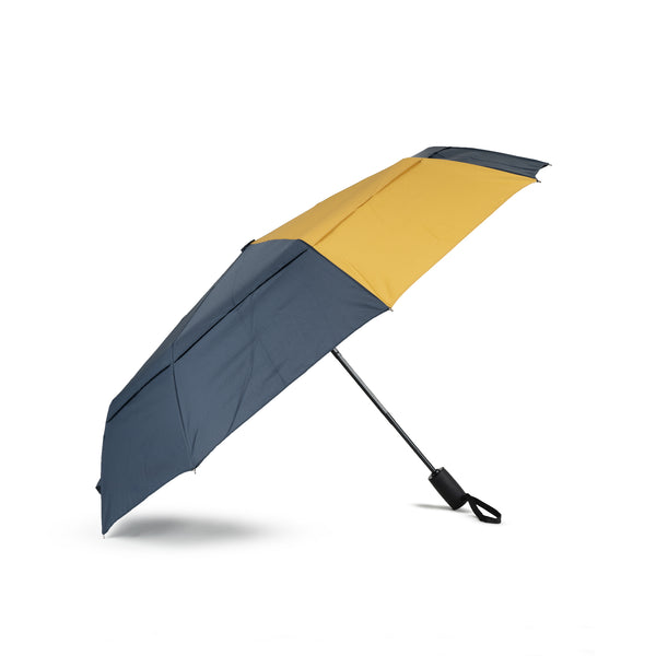 Roka London Waterloo Umbrella In Midnight/Corn