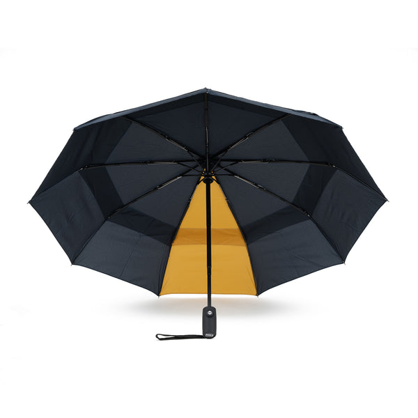Roka London Waterloo Umbrella In Midnight/Corn