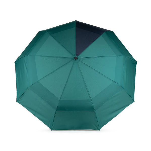 roka london Waterloo Umbrella in Teal/Midnight