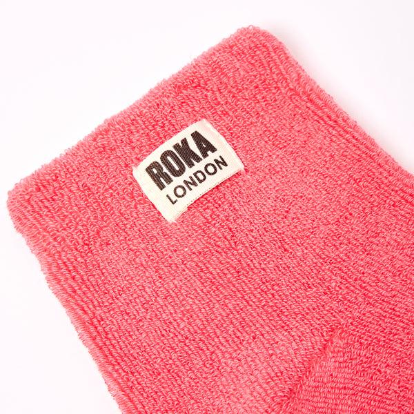 Roka London Watford Crop Socks For Women In Coral