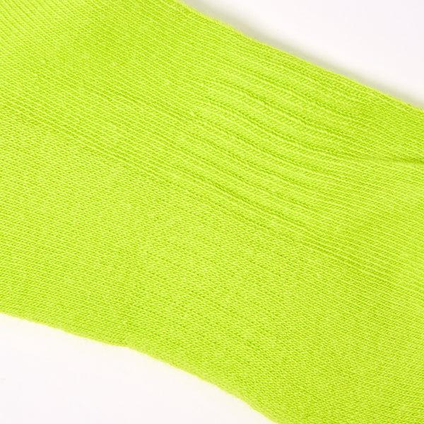 Roka London Wembley Ankle Socks For Kids In Lime
