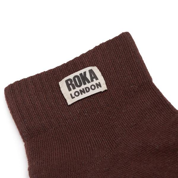 Roka London Wembley Ankle Socks For Women In Coco