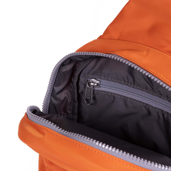 Roka London Willesden Sling Bag In Burnt Orange