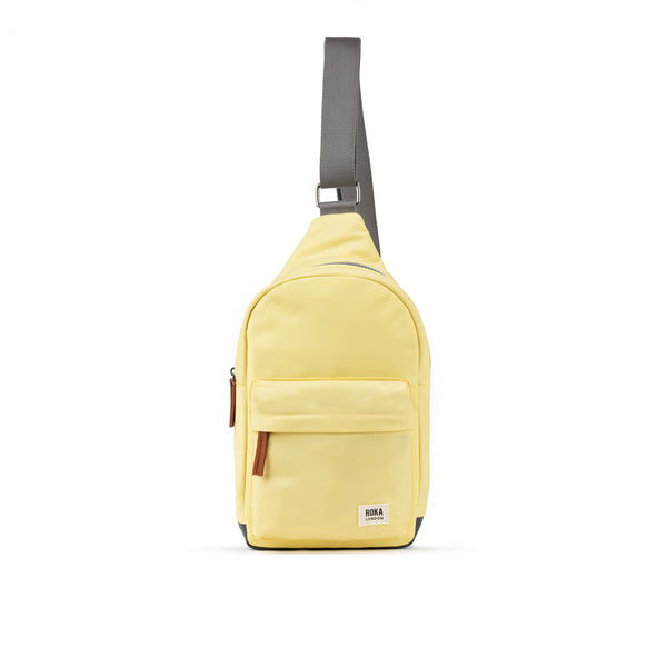 roka london Willesden Sling Bag in Citron