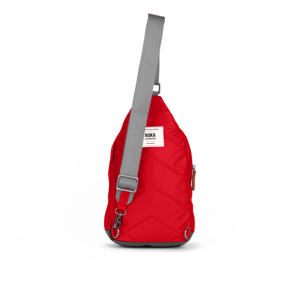 Roka London Willesden Sling Bag In Cranberry