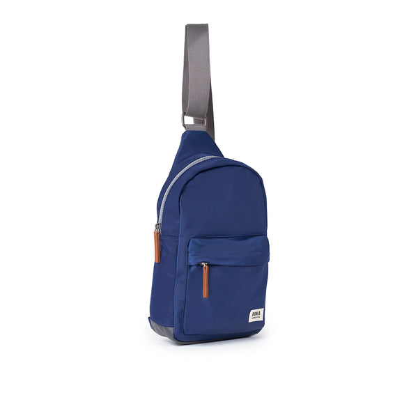 Roka London Willesden Sling Bag In Crisp Blue