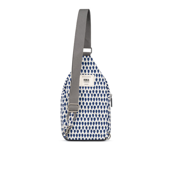 Roka London Willesden Sling Bag In Denim Rain