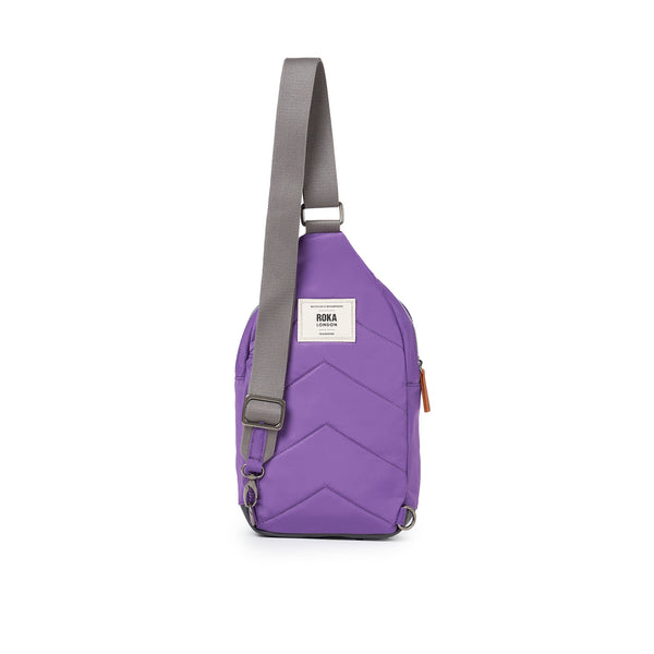 Roka London Willesden Sling Bag In Fresh Purple