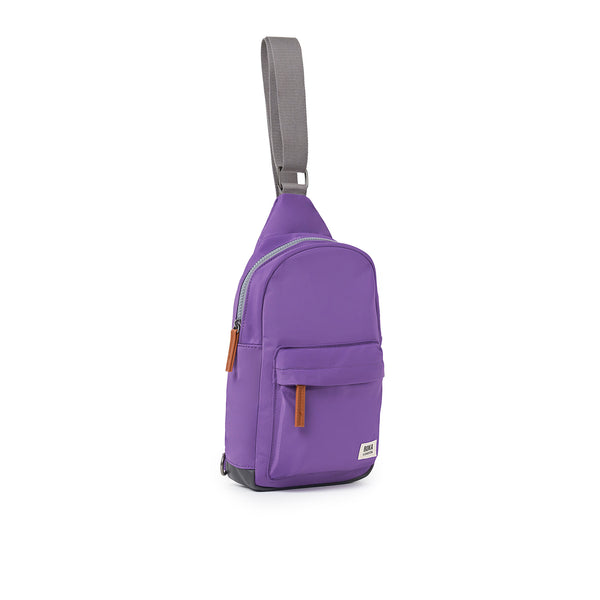 Roka London Willesden Sling Bag In Fresh Purple