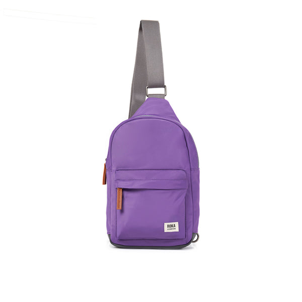 roka london Willesden Sling Bag in Fresh Purple