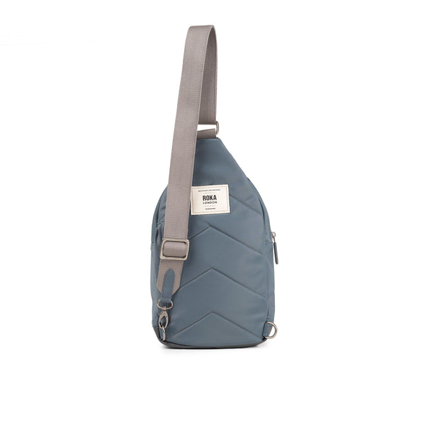Roka London Willesden Sling Bag In Grey Tonal