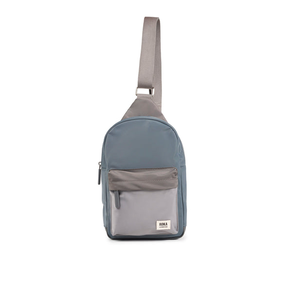 roka london Willesden Sling Bag in Grey Tonal