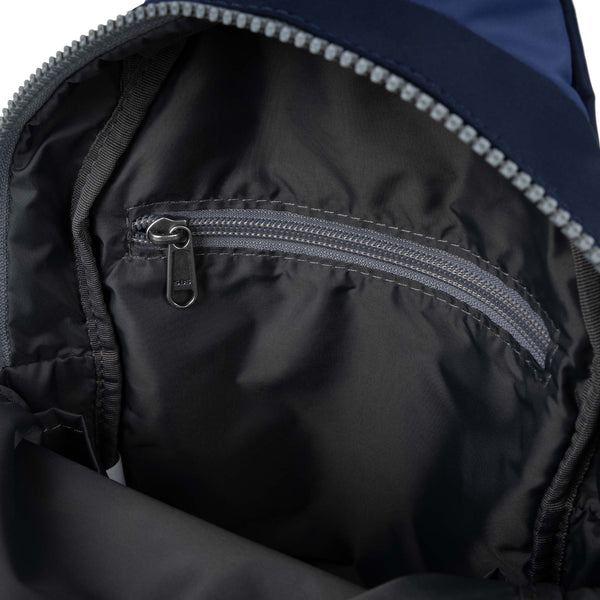 Roka London Willesden Sling Bag In Indigo Tonal