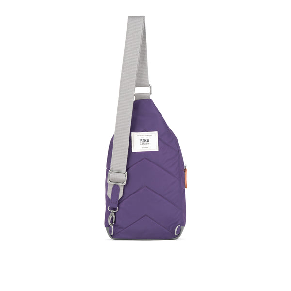 Roka London Willesden Sling Bag In Majestic Purple