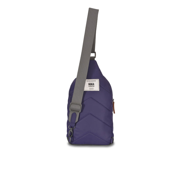 Roka London Willesden Sling Bag In Mulberry