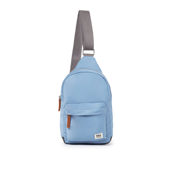 roka london Willesden Sling Bag in Retro Blue