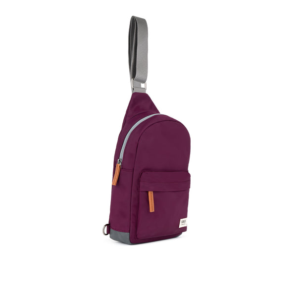 Roka London Willesden Sling Bag In Royal Burgundy