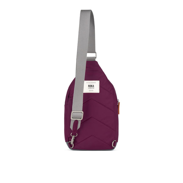 Roka London Willesden Sling Bag In Royal Burgundy