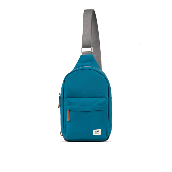 roka london Willesden Sling Bag in Sapphire
