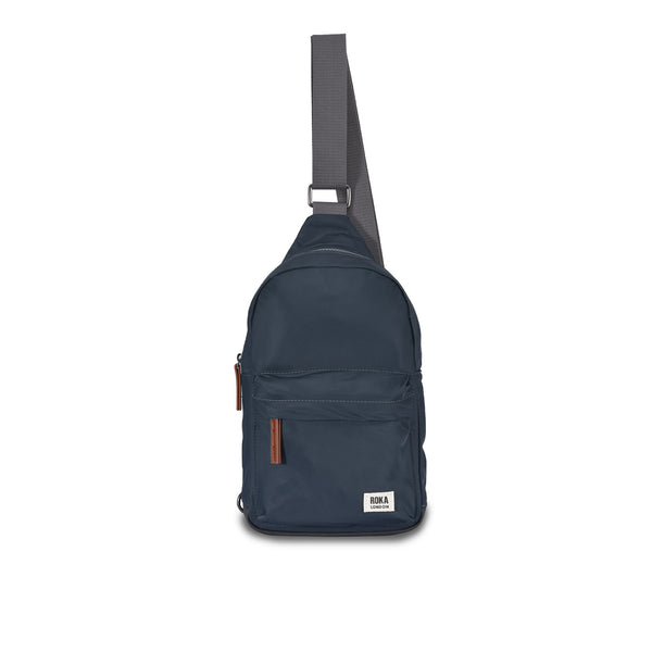 roka london Willesden Sling Bag in Smoke