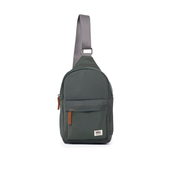 roka london Willesden Sling Bag in Thyme