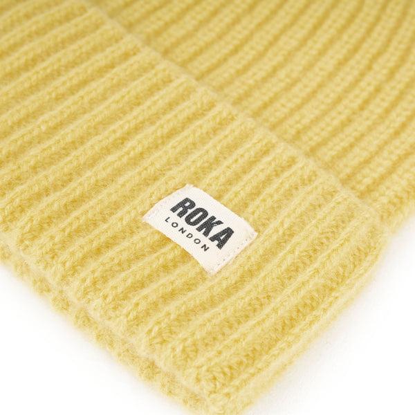 Roka London Shard Cashmere Beanie Hat In Ray Flower