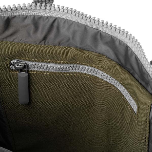 Roka London Waterhouse Multipocket Backpack In Moss