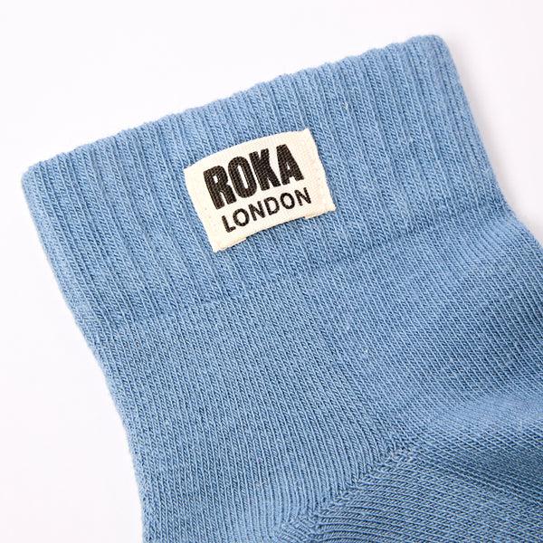 Roka London Wembley Ankle Socks For Men In Airforce