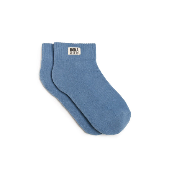 roka london Wembley Ankle Socks for Women in Airforce
