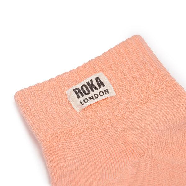 Roka London Wembley Ankle Socks For Women In Nougat