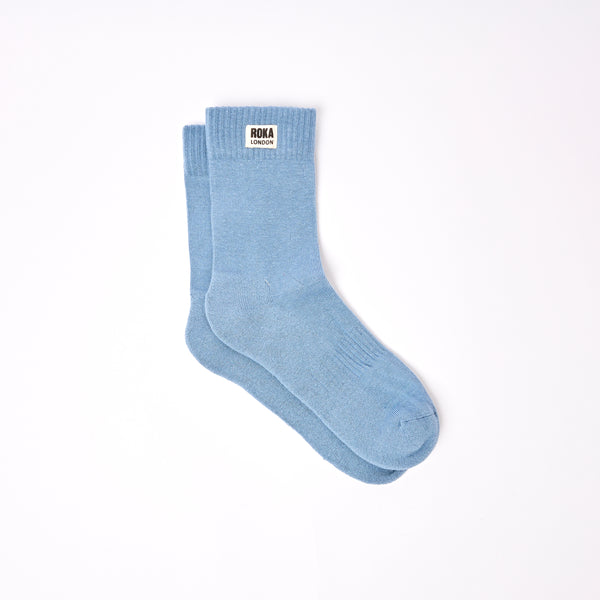 roka london Wimbledon Crew Socks for Men in Airforce