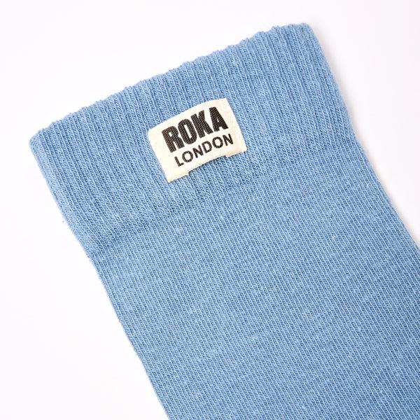 Roka London Wimbledon Crew Socks For Women In Airforce