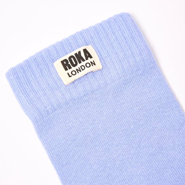Roka London Wimbledon Crew Socks For Women In Thistle