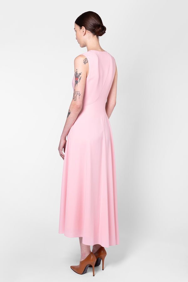 Roksanda Ilincic Designer Midi Dress In Multicolour