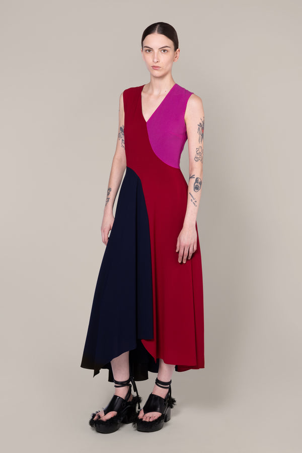 roksanda ilincic Designer Midi Dress in Multicolour
