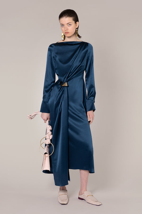 Roksanda Ilincic Designer Silk Maxi Dress In Multicolour