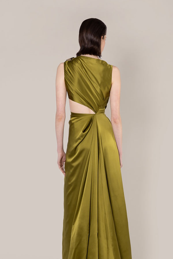 roksanda ilincic Designer Silk Maxi Dress in Multicolour