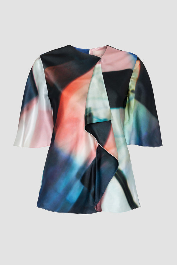 Roksanda Ilincic Designer Women's Silk Top In Multicolour
