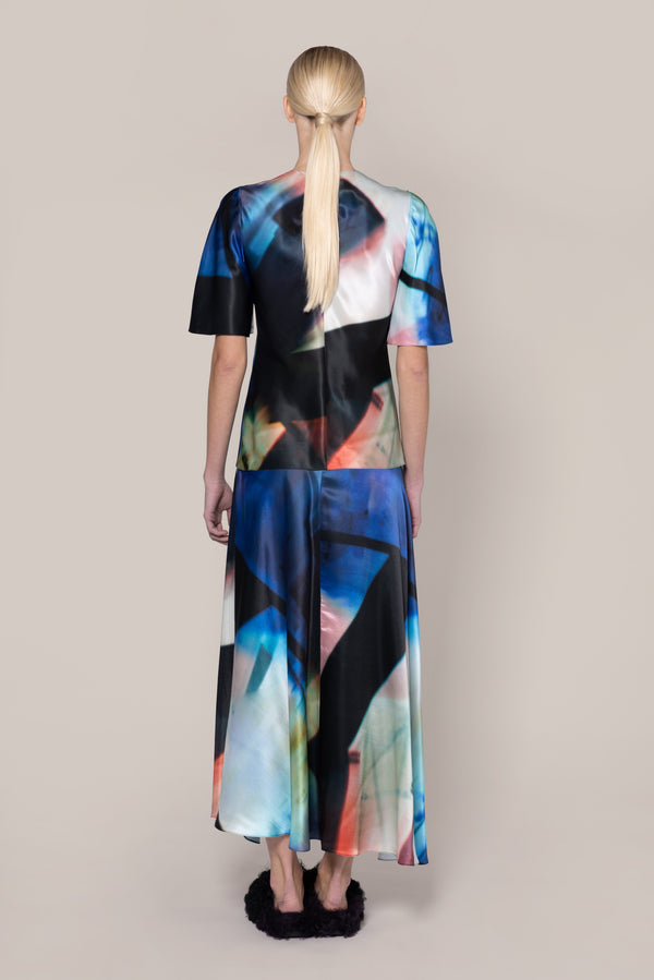 Roksanda Ilincic Designer Women's Silk Top In Multicolour